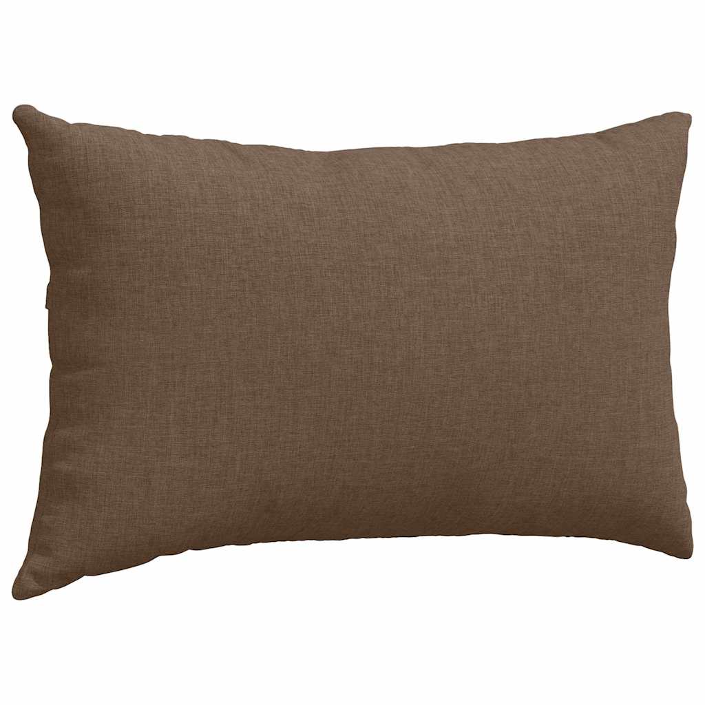 Sofakissen 2 pcs Hellgrau 50 x 30 cm Stoff