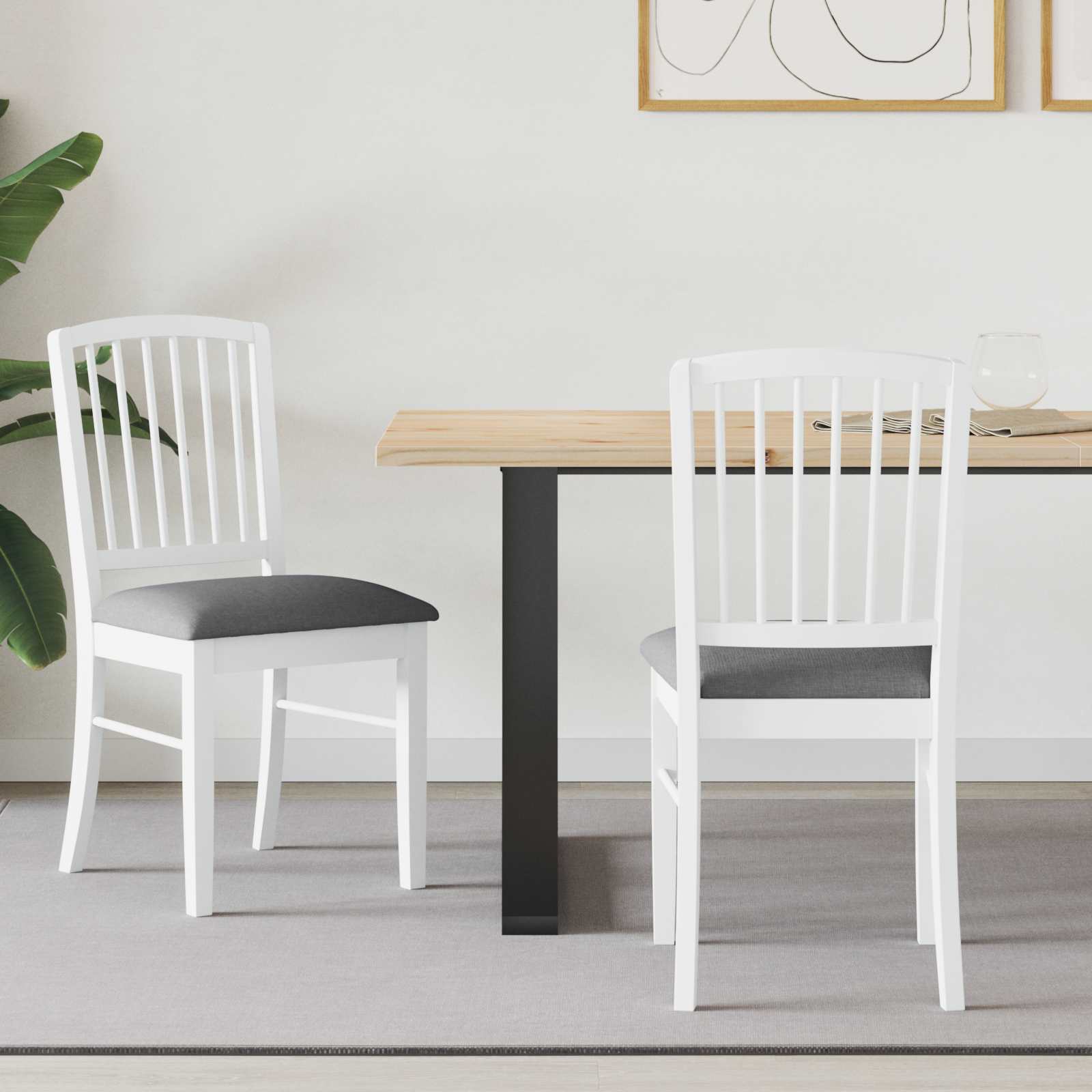 Esszimmerstühle 2 pcs Hellbraun 50 x 52,5 x 91 cm