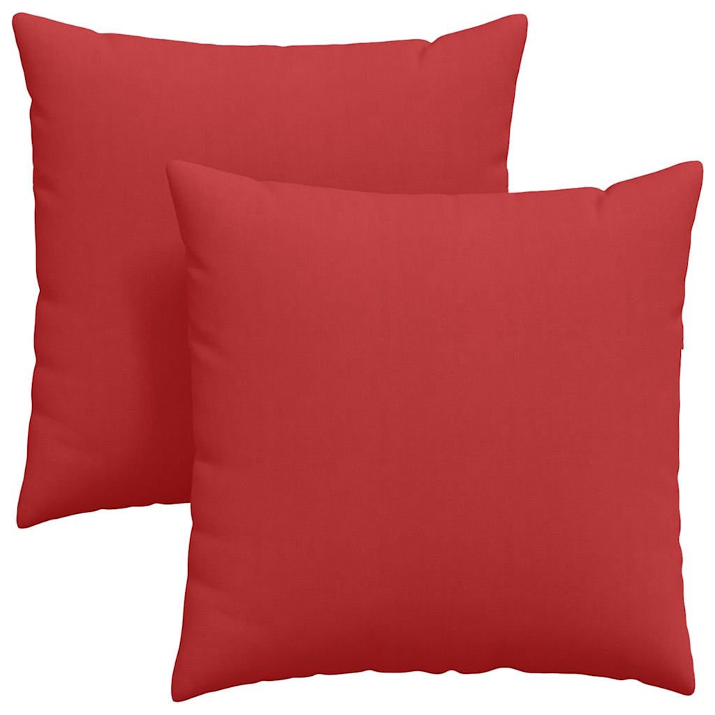 Sofakissen 2 pcs Hellgrau 50 x 30 cm Stoff