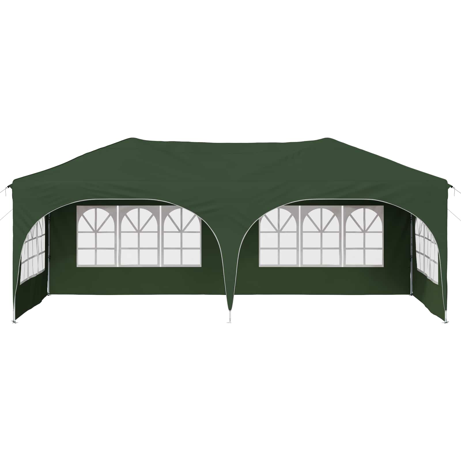 Pop-up Partyzelt 575 x 288 x 245 cm Creme Oxford-Stoff