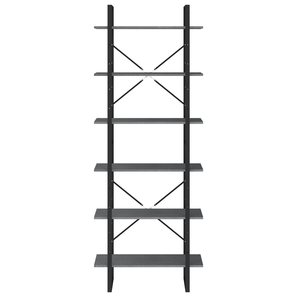 Bücherregal Weiß 80x30x105 cm Holzwerkstoff