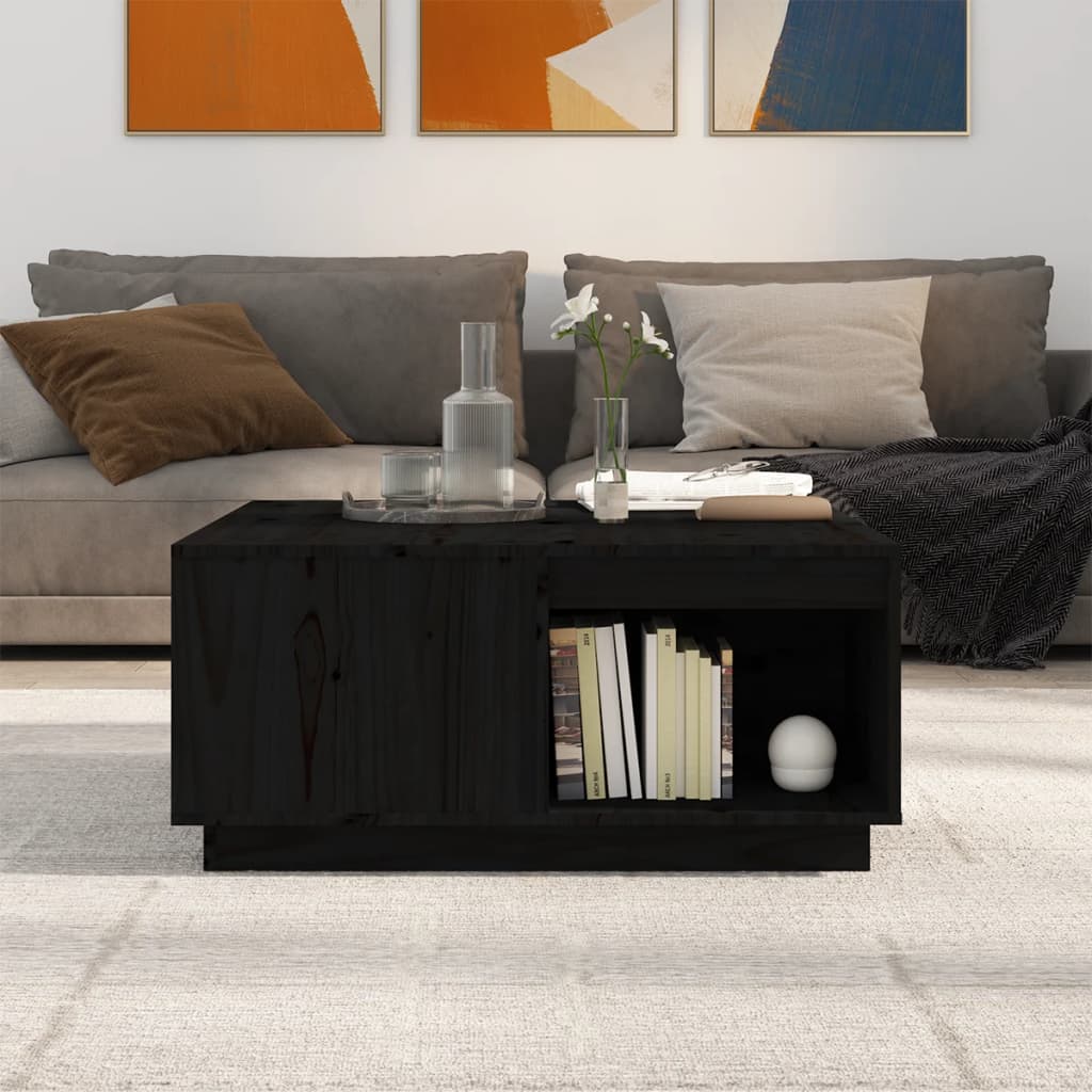 Couchtisch 100x101x40,5 cm Massivholz Kiefer