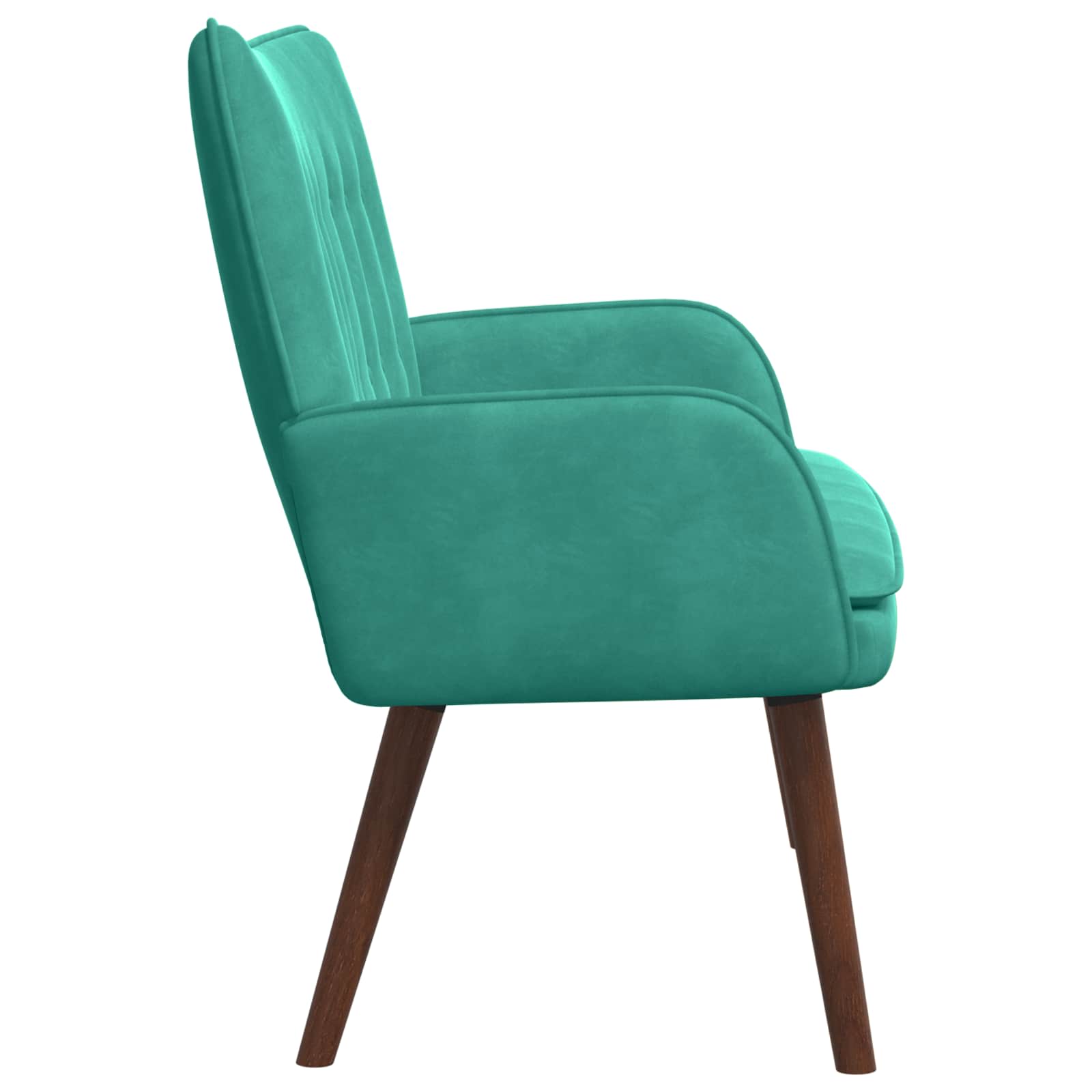 2-Sitzer Sofa Hellgrau 115 x 61 x 87 cm Samt (V)