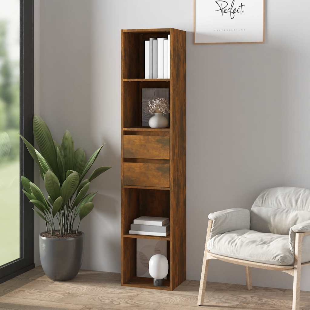 Bücherregal Weiß 36x30x171 cm Holzwerkstoff