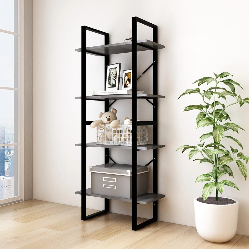 Bücherregal 2 Fächer Weiß 60x30x70 cm Holzwerkstoff