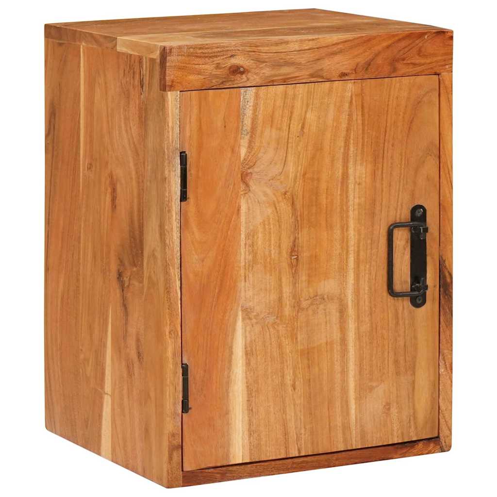 Nachttisch Braun 35 x 33 x 48 cm Massivholz Mango