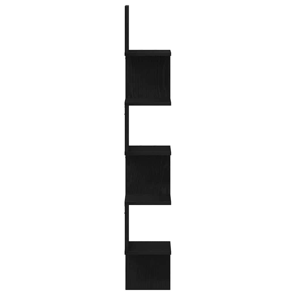 Wand-Eckregal Weiß 20x20x127,5 cm Holzwerkstoff