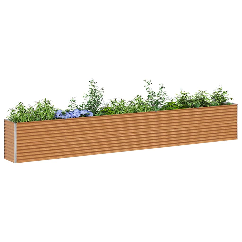 Garten-Hochbeet 100 x 50 x 36 cm Cortenstahl