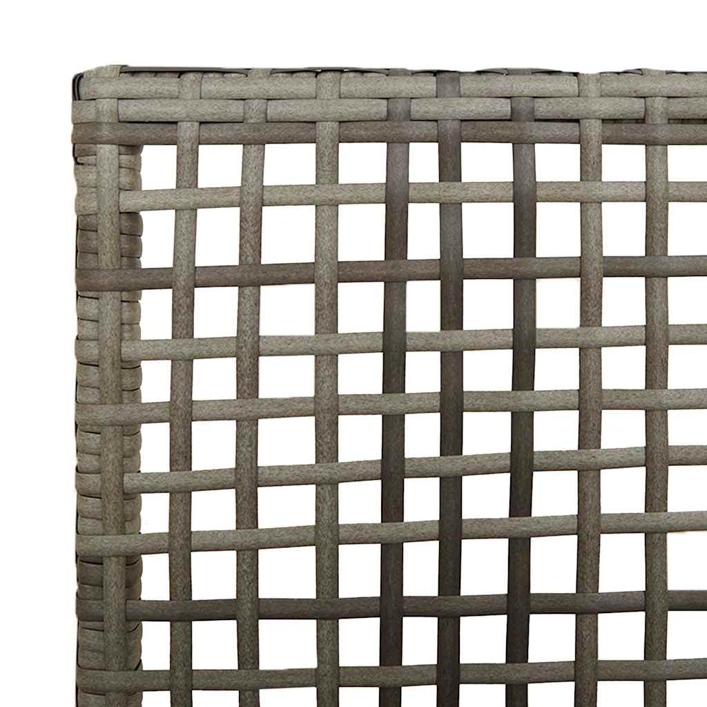 Gartenstuhl 2 pcs Schwarz 55 x 53 x 85 cm Poly-Rattan