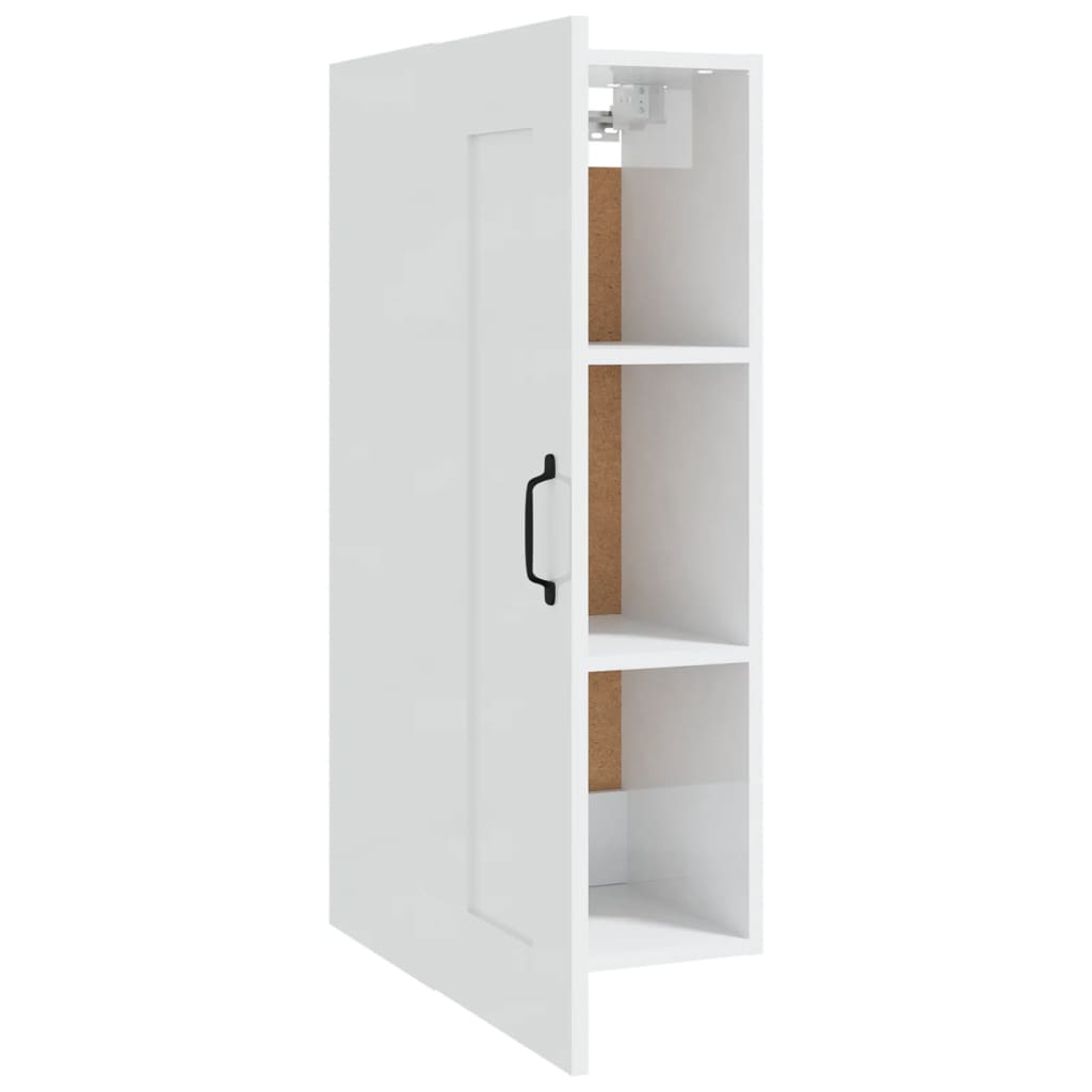 Hängeschrank Weiß 35x34x90 cm Holzwerkstoff