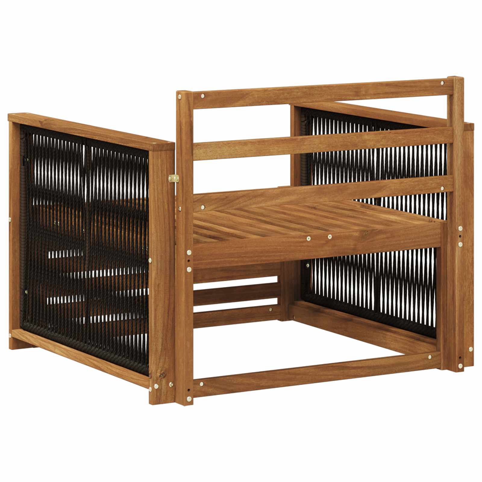 2 Stück Outdoor-Sofa Natur