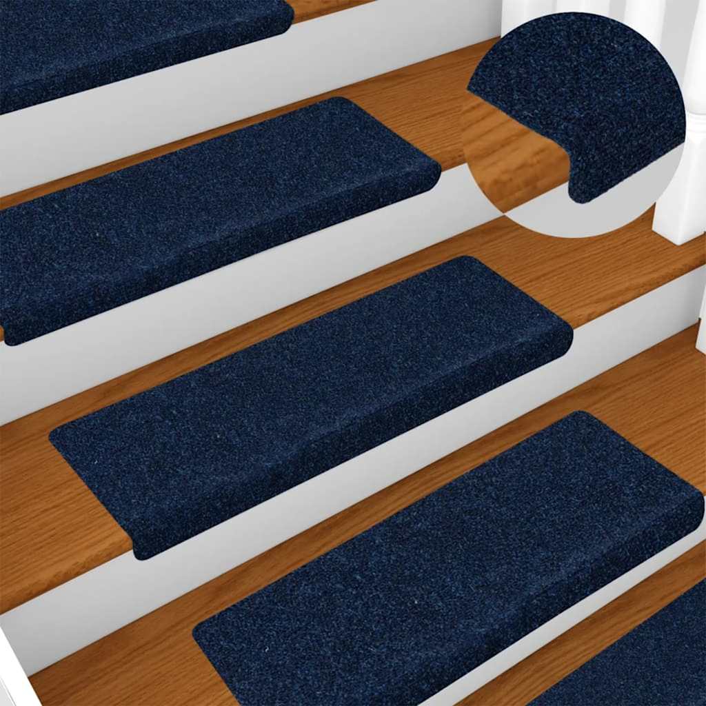 Stufenmatten Selbstklebend 15 Stk. 65x21x4 cm Hellbraun Rechteckiger Rand