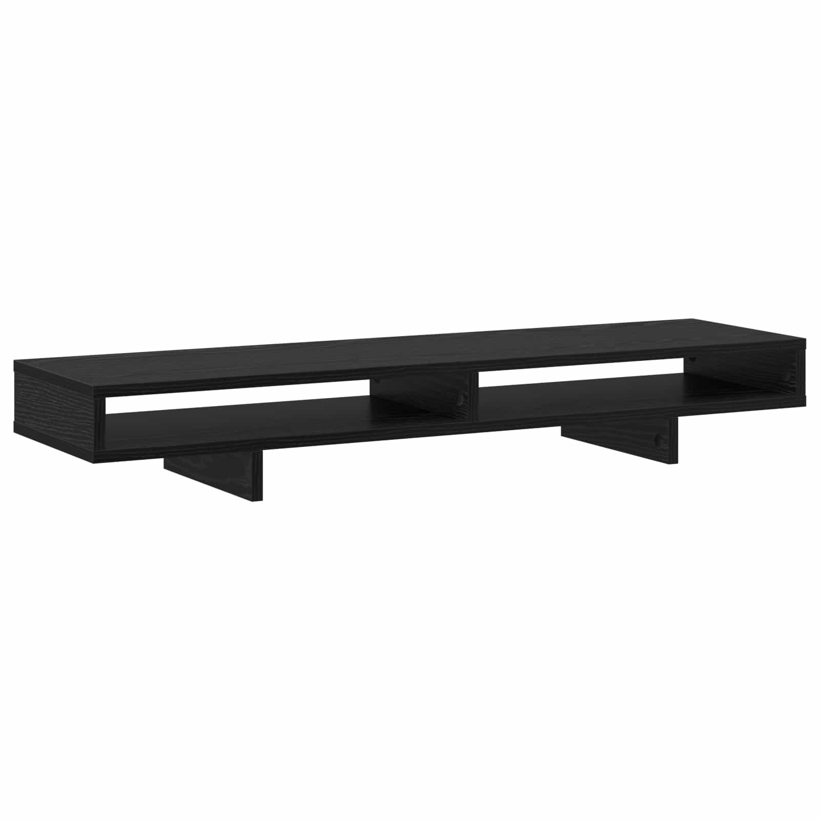 Monitor Halterung Schwarz 100 x 27 x 15 cm Holzwerkstoff