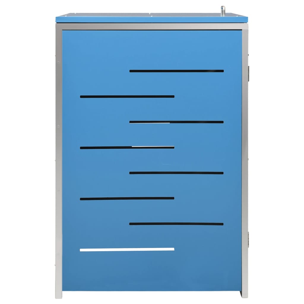 Mülltonnenbox für 3 Tonnen 207x77,5x112,5 cm Edelstahl