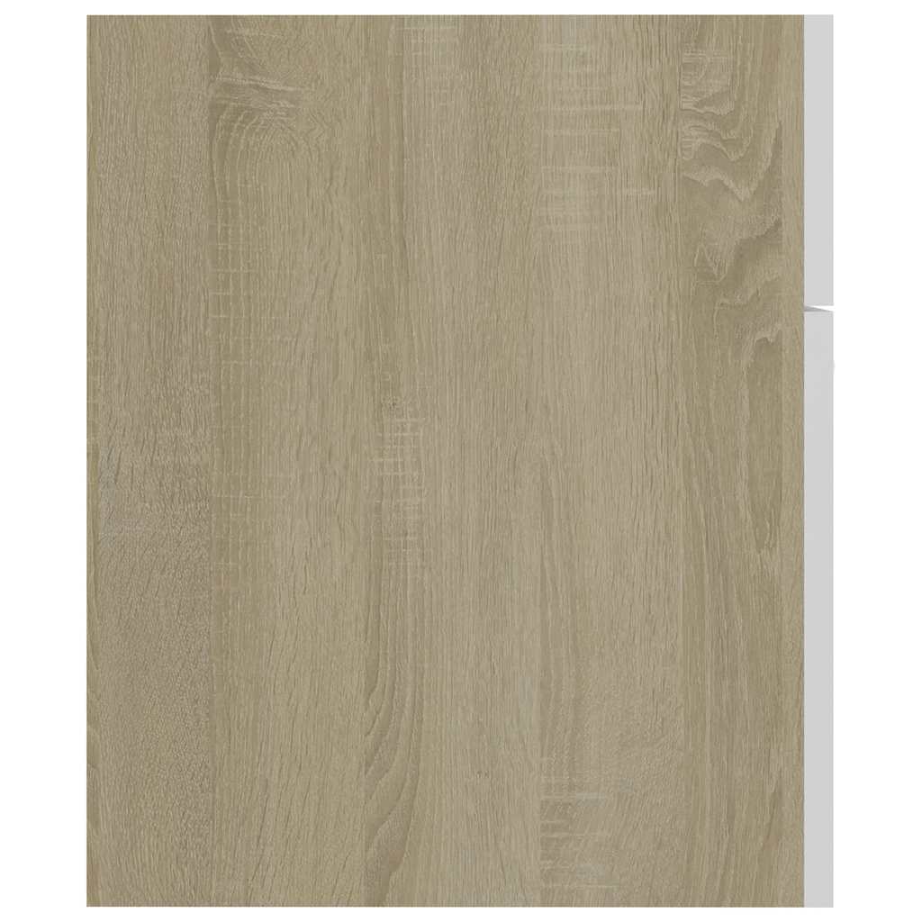 2-tlg. Badmöbel-Set Weiß Holzwerkstoff