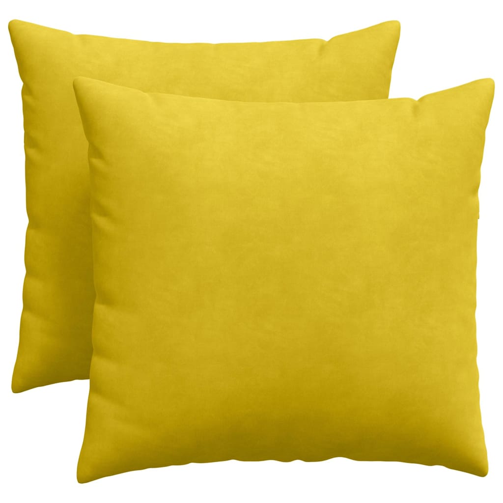 Sofakissen 2 Stück Blau 50 x 30 cm Cordstoff