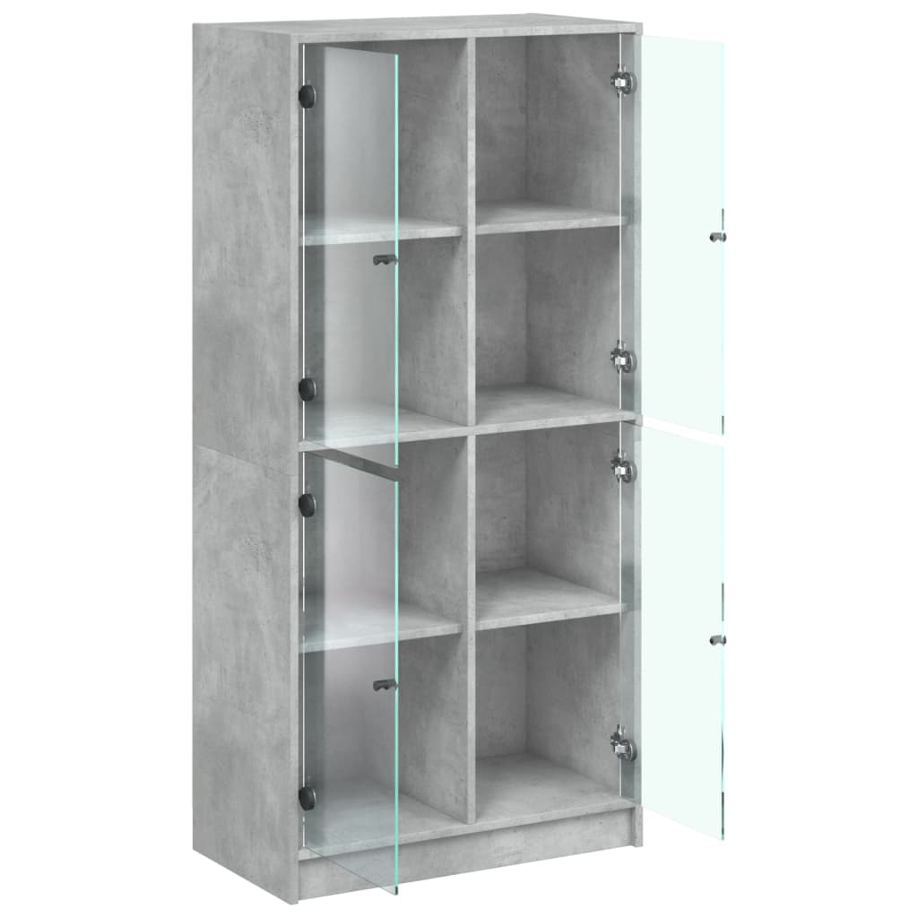 Bücherschrank mit Türen Weiß 136x37x142 cm Holzwerkstoff