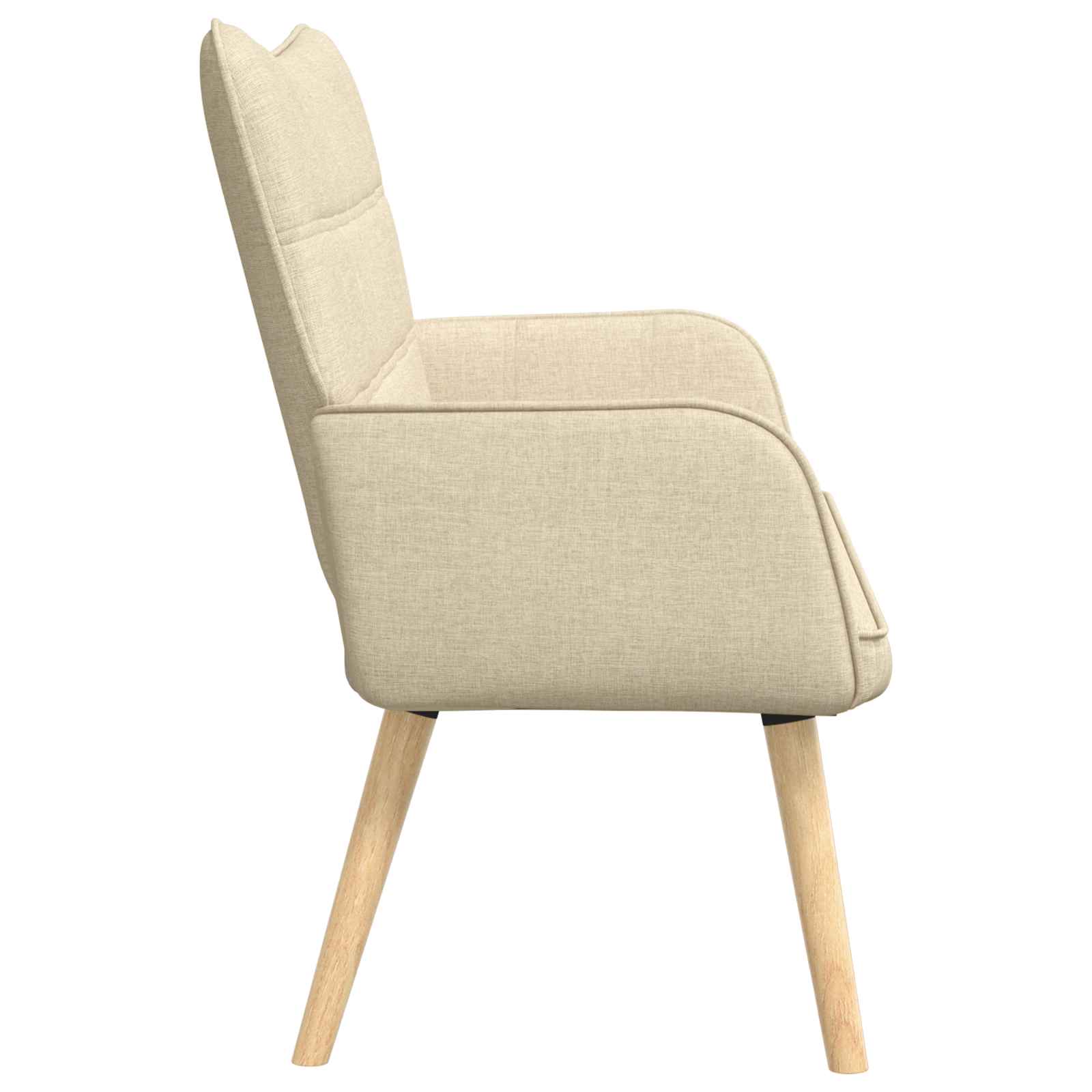 2-Sitzer Sofa Hellgrau 115 x 61 x 87 cm Stoff