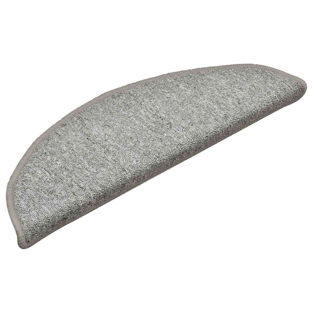 Stufenmatten 15 Stk. 56x17x3 cm Anthrazit Halbrund