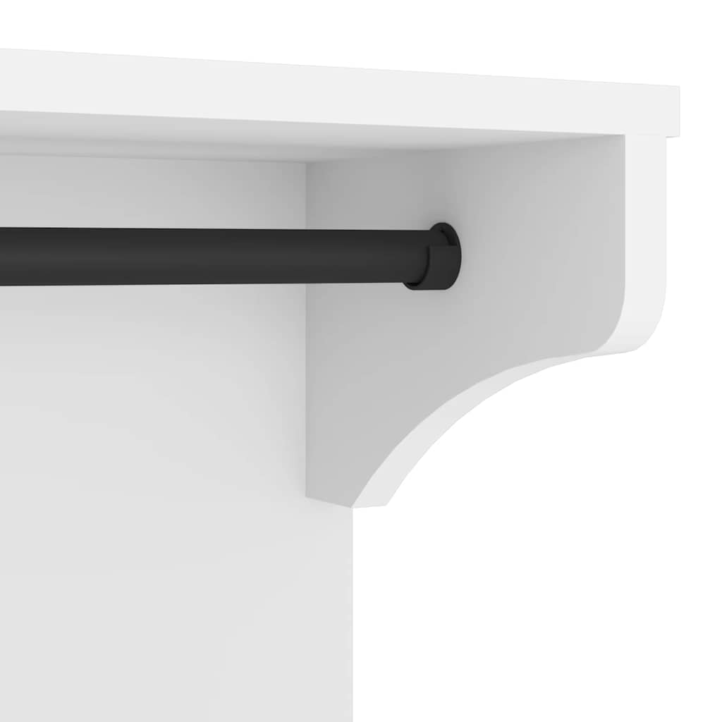 Wandgarderobe SANDNES 43x30x42 cm Massivholz Kiefer
