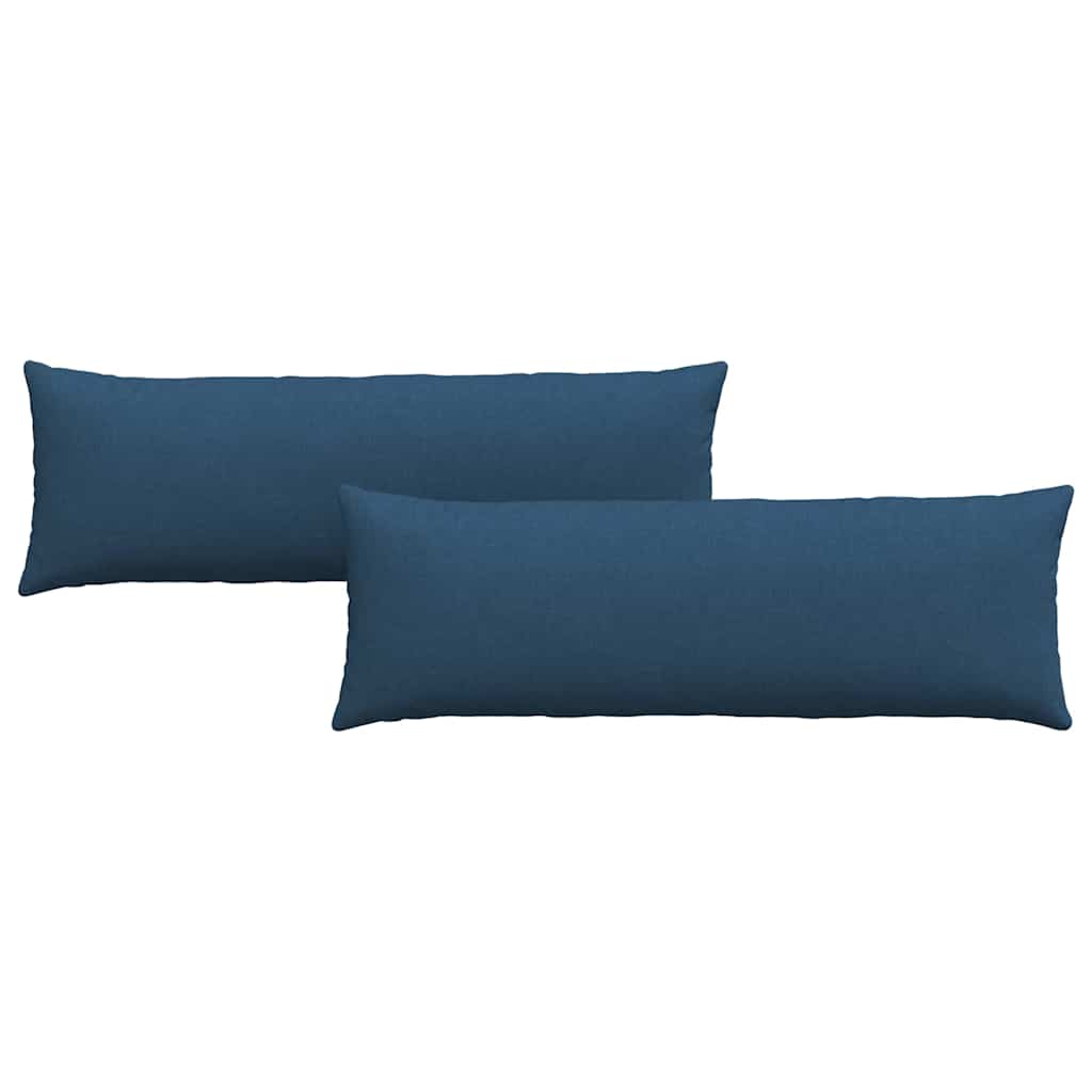 Sofakissen 2 pcs Hellgrau 50 x 30 cm Stoff