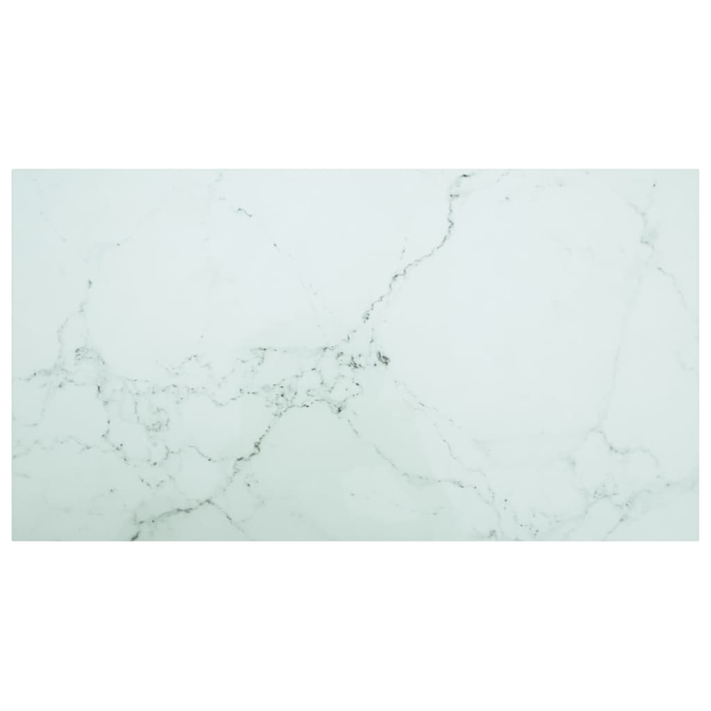 Tischplatte aus gehärtetem Glas quadratisch 700x700 mm