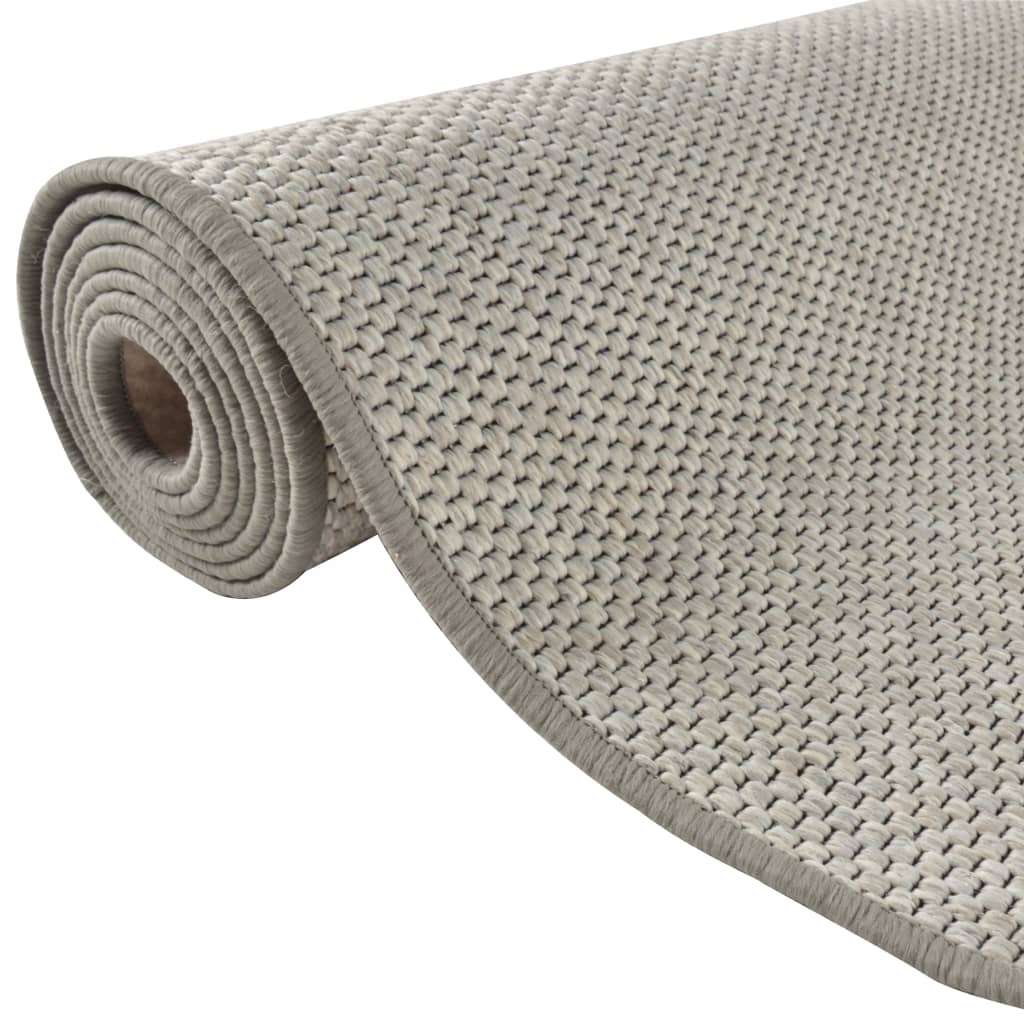 Teppichläufer Sisal-Optik Platina 50x100 cm