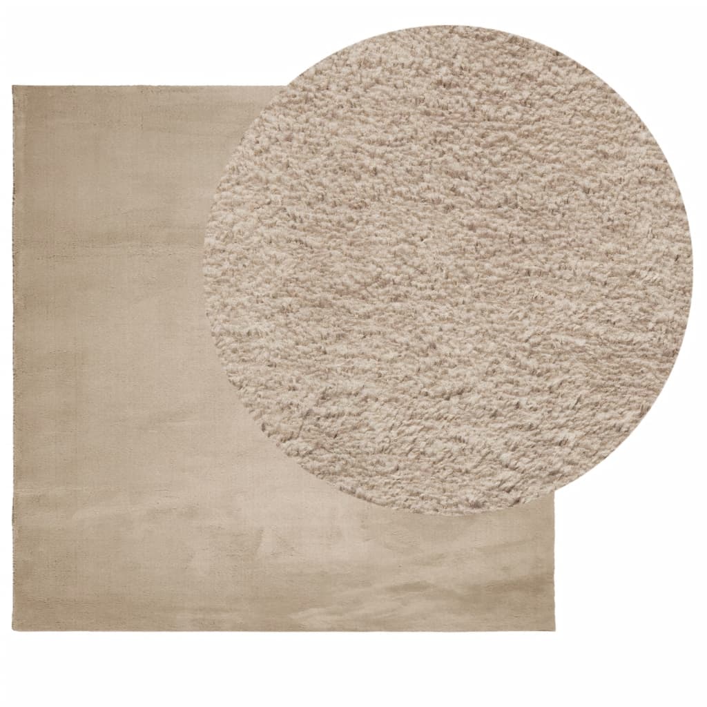 Teppich HUARTE Kurzflor Weich und Waschbar Anthrazit 60x110 cm