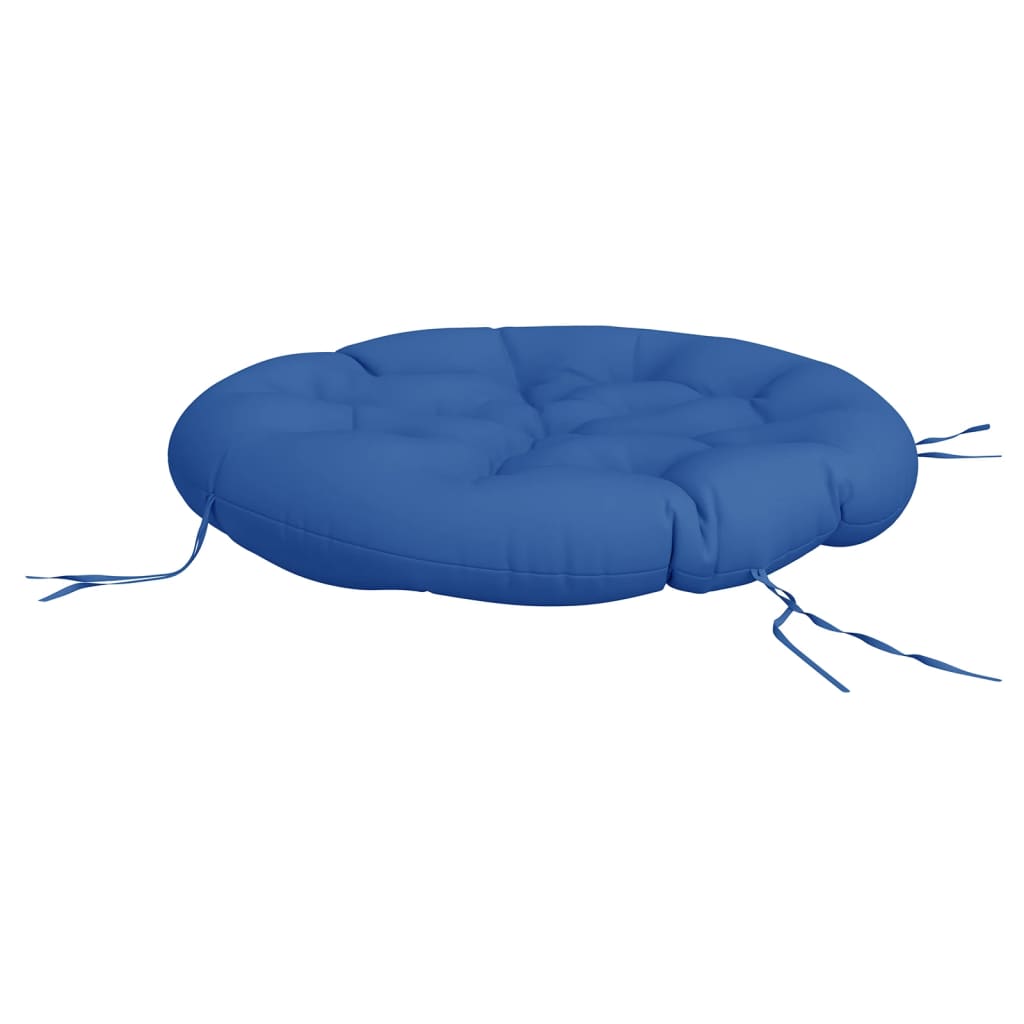 Kissen Rund Marineblau Ø 60x11 cm Oxford-Gewebe