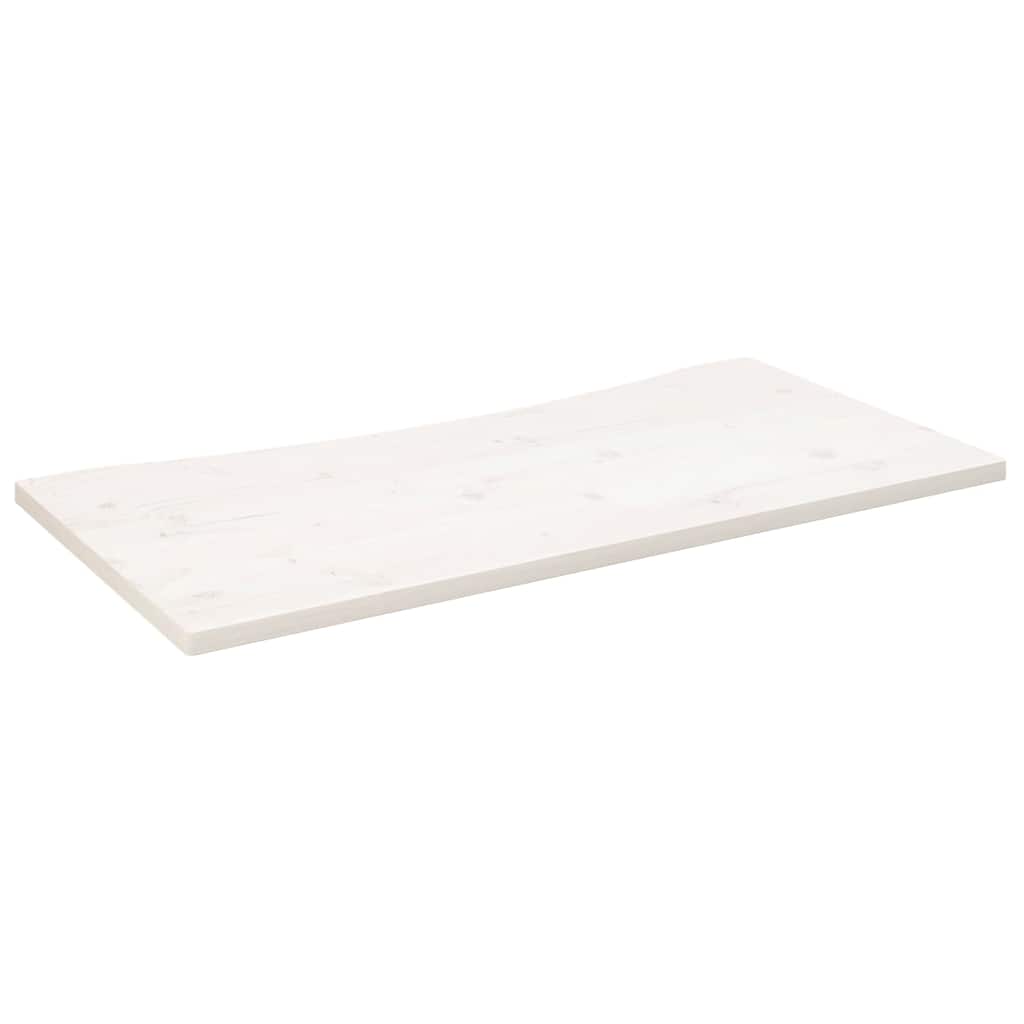 Schreibtischplatte 80x40x2,5 cm Massivholz Kiefer