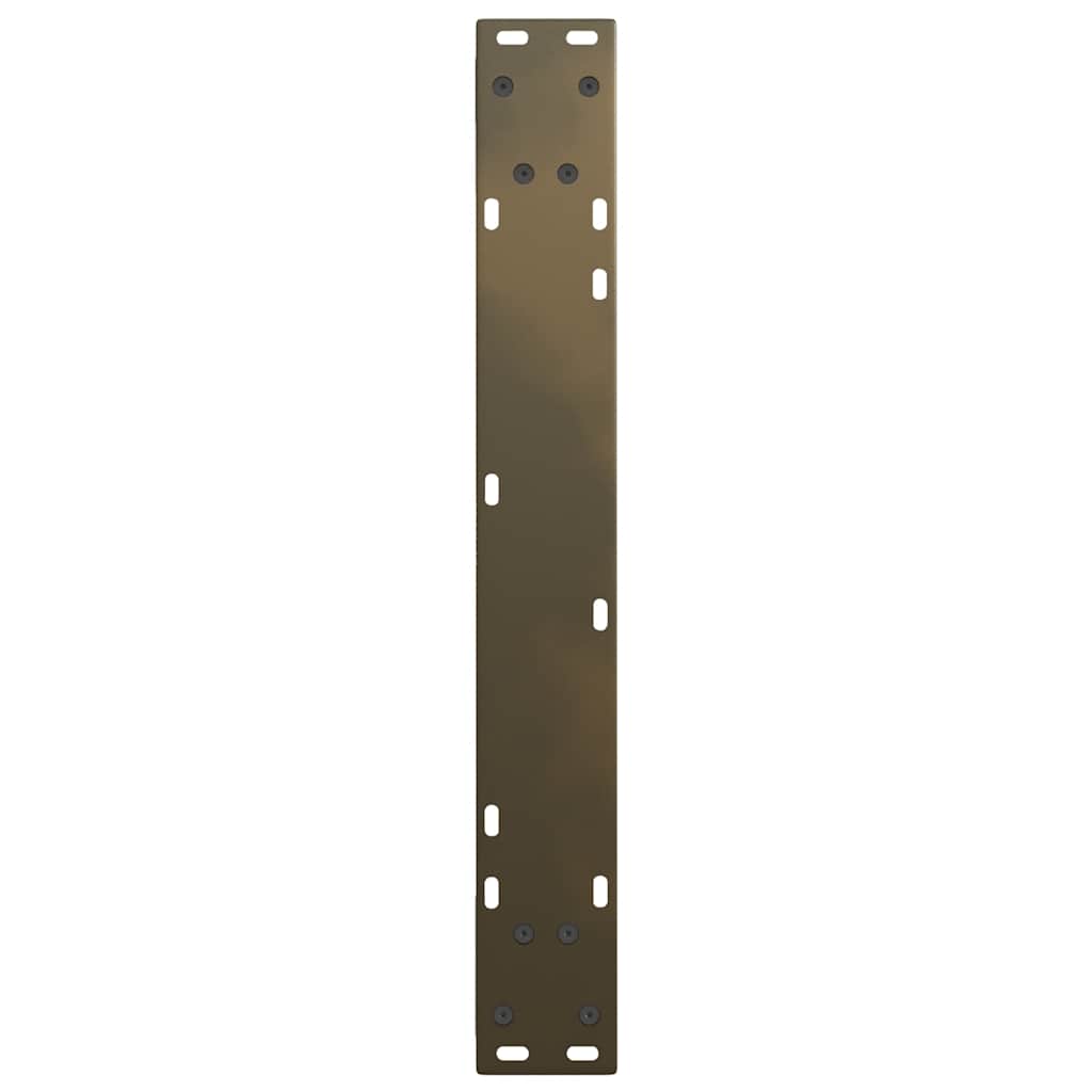 Couchtischbeine V-Form 2 Stück Schwarz 30x(30-31,3) cm Stahl
