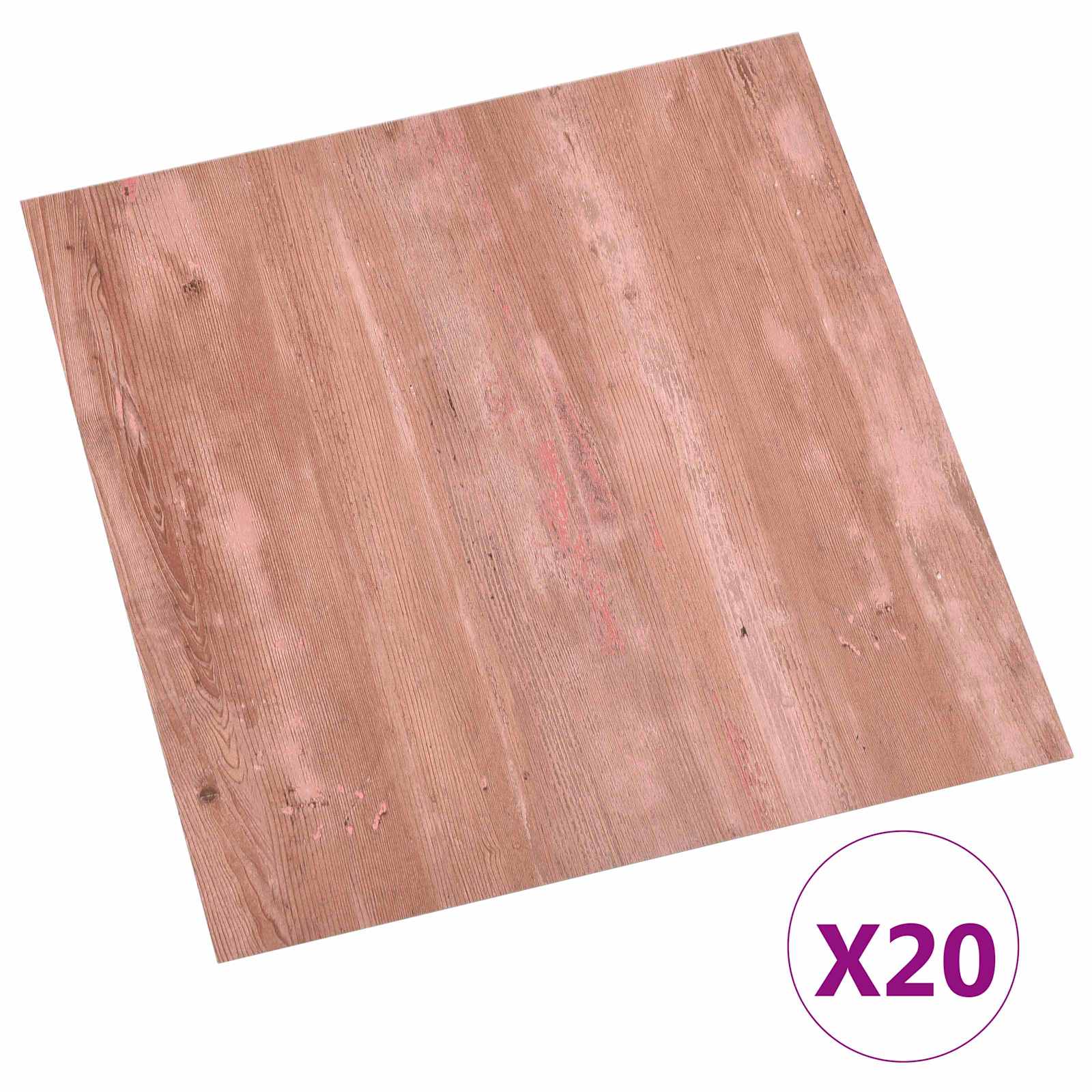Selbstklebende Bodenplanken 30,5 x 30,5 cm 20 pcs PVC Betongrau