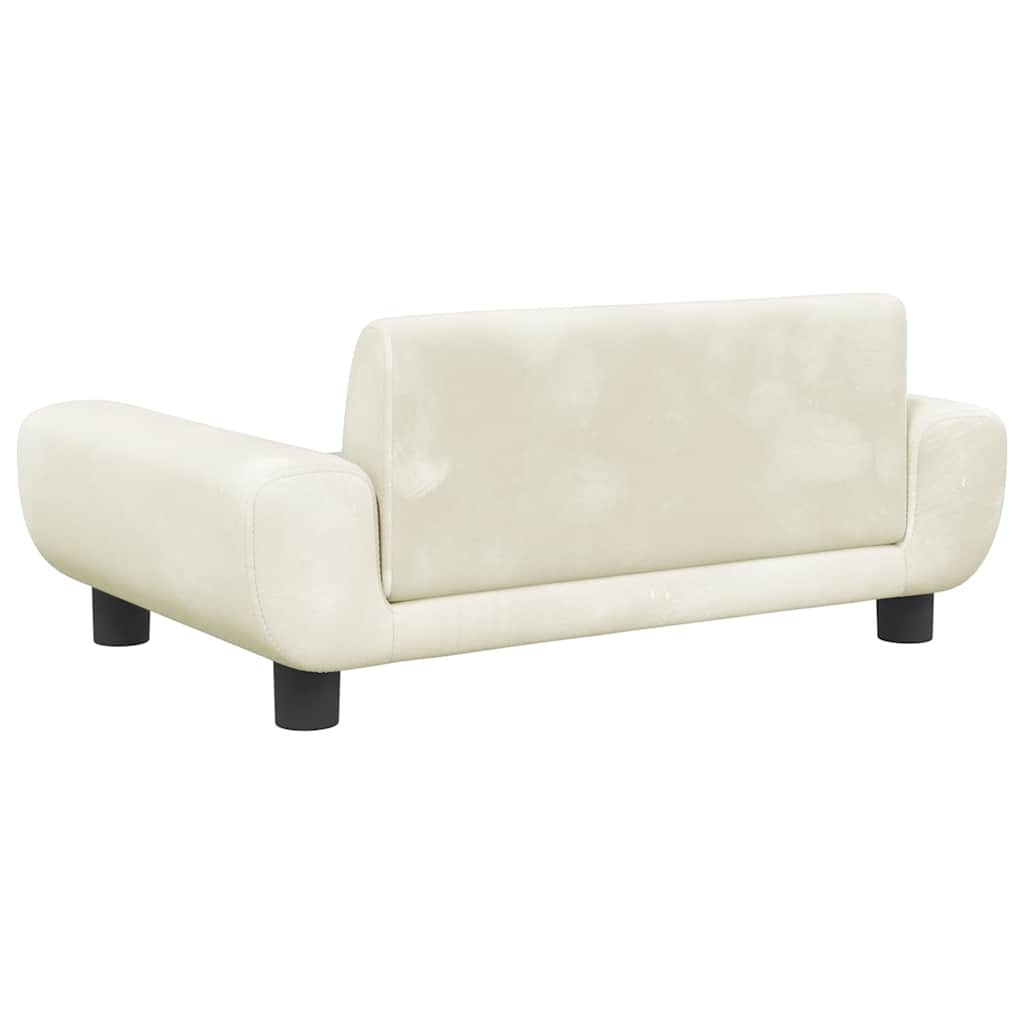 Hundebett Blau 100x54x33 cm Samt