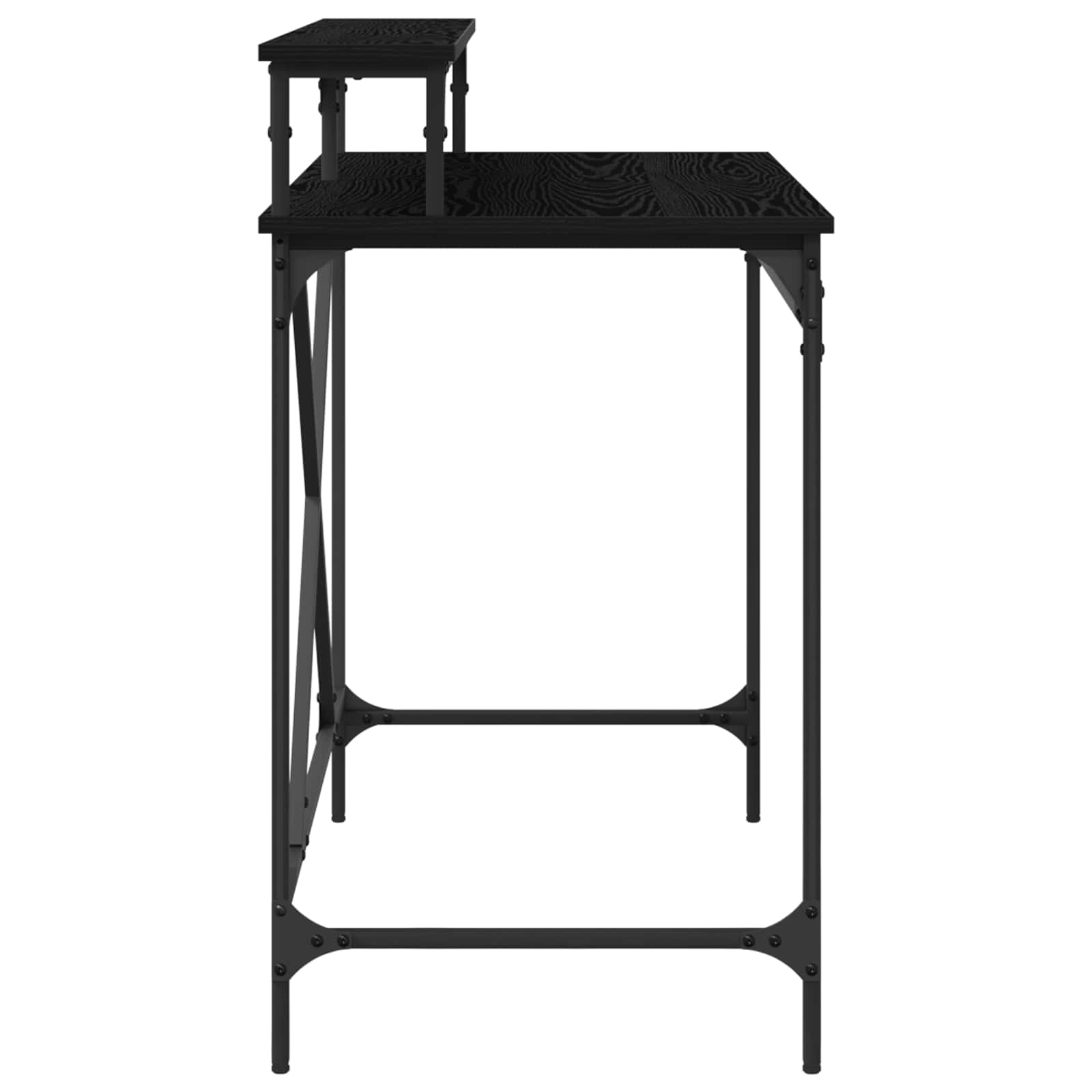 Schreibtisch Sonoma-Eiche 100x50x90 cm Holzwerkstoff und Eisen