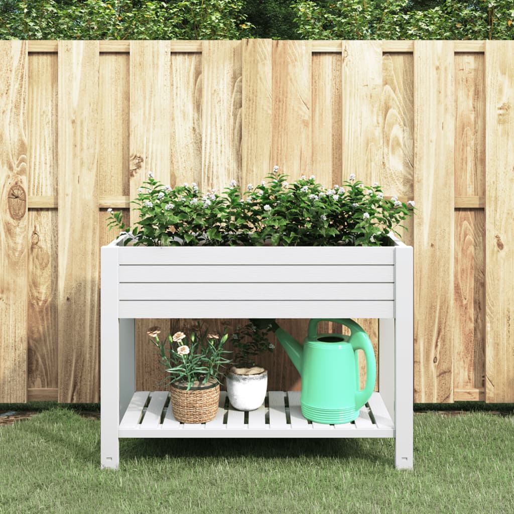 Hochbeet Hellbraun 110x45x79 cm Polypropylen