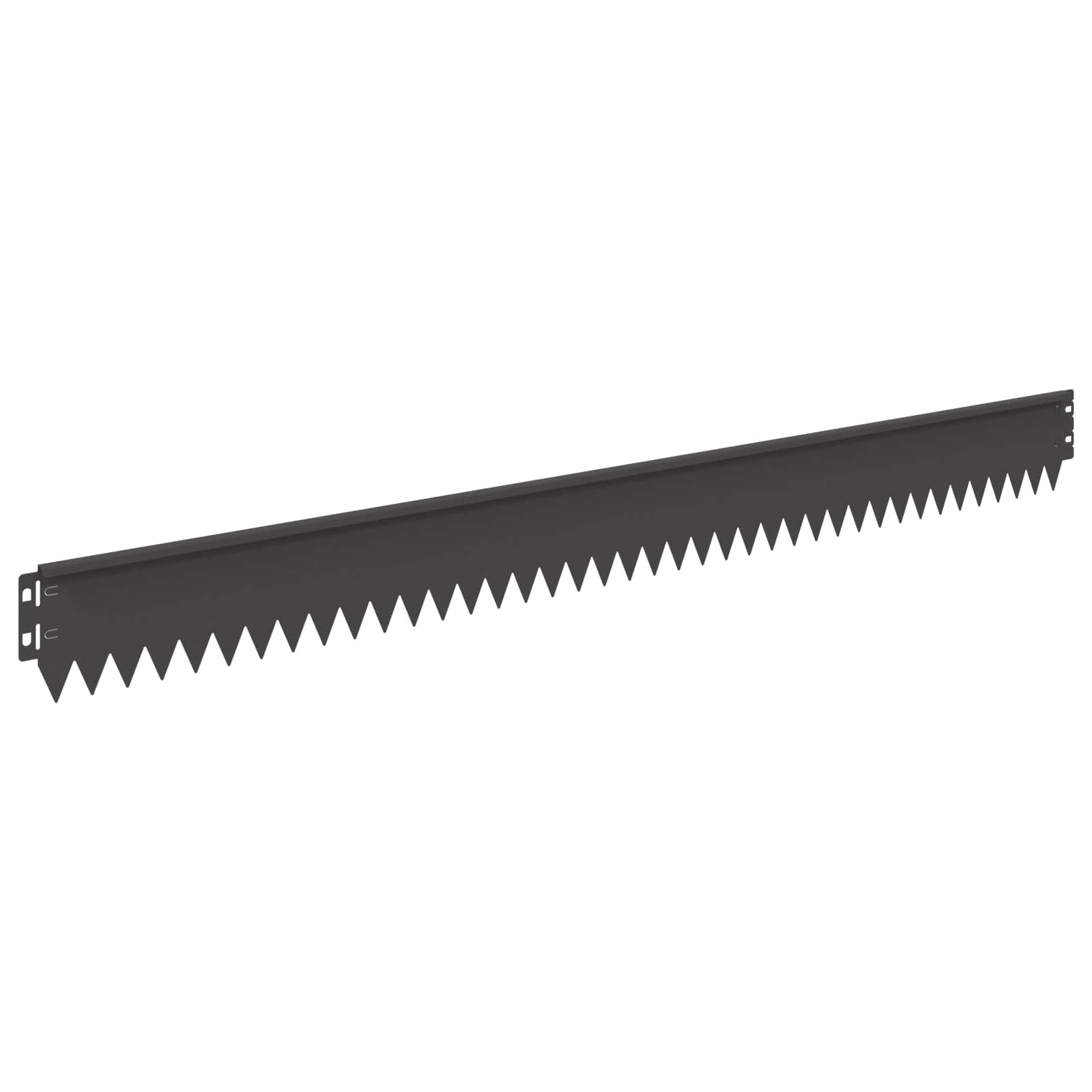 Raseneinfassung 10 pcs 103 x 10 cm Stahl Schwarz