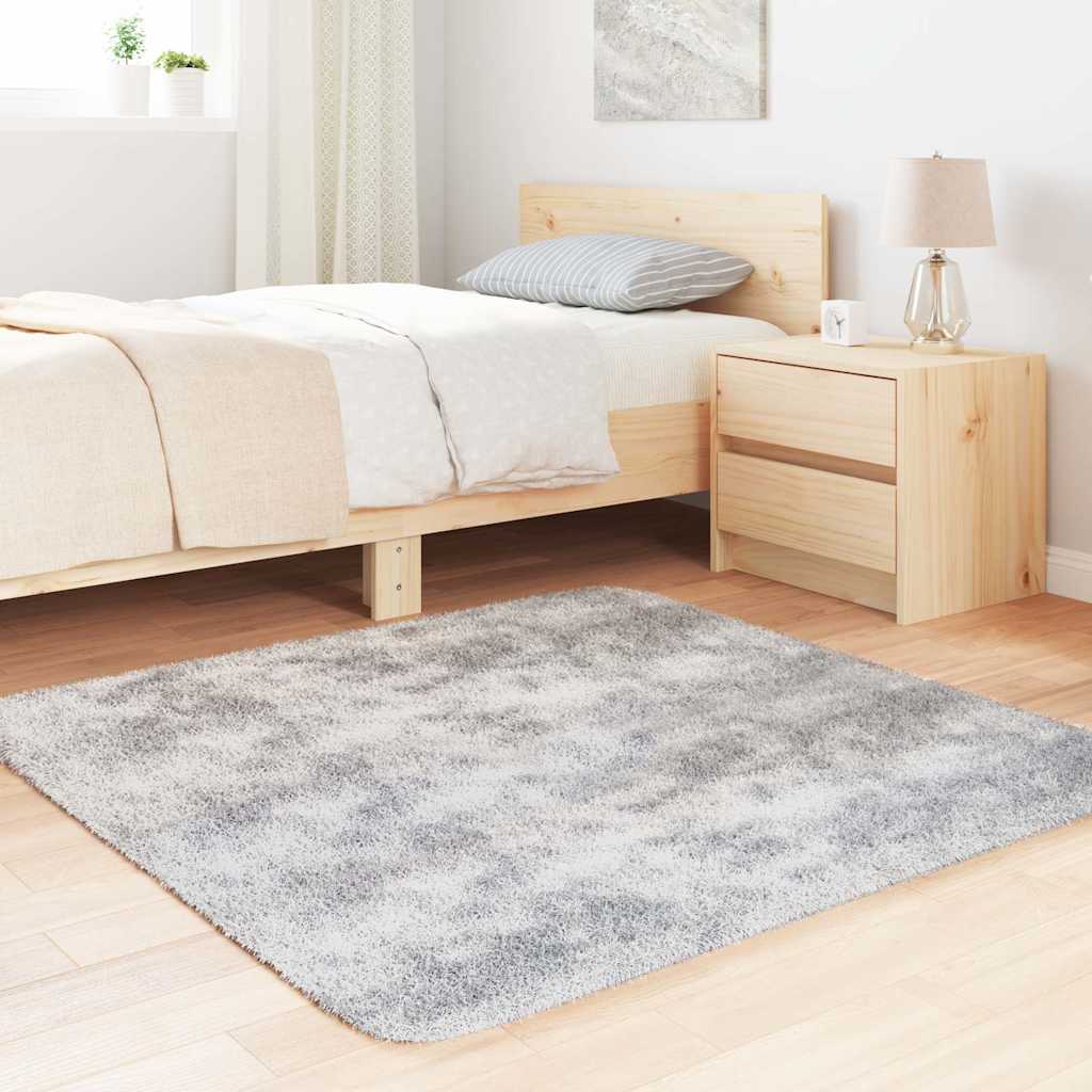 Teppich Shaggy Hochflor NAVARRA Beige 60x100 cm Polyester