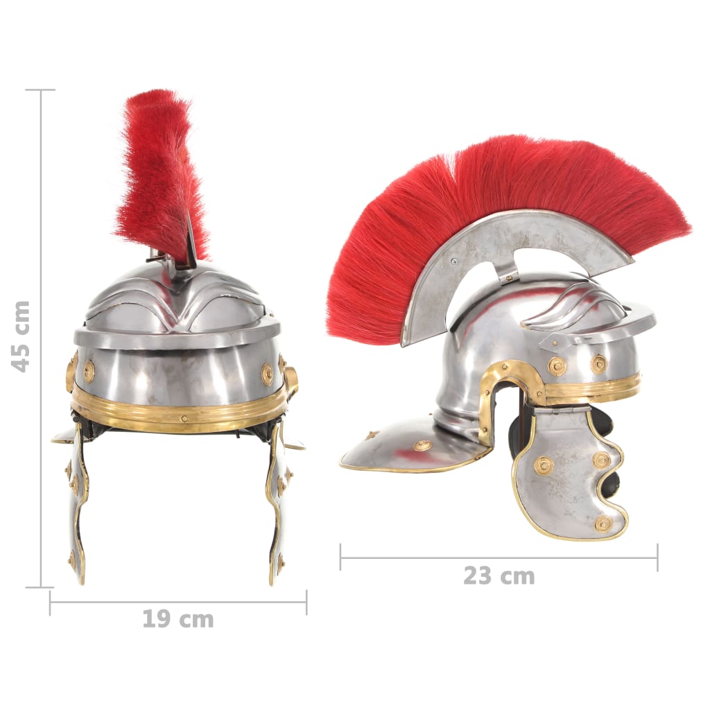 Preußische Pickelhaube Antik Replik für LARP Schwarz Stahl
