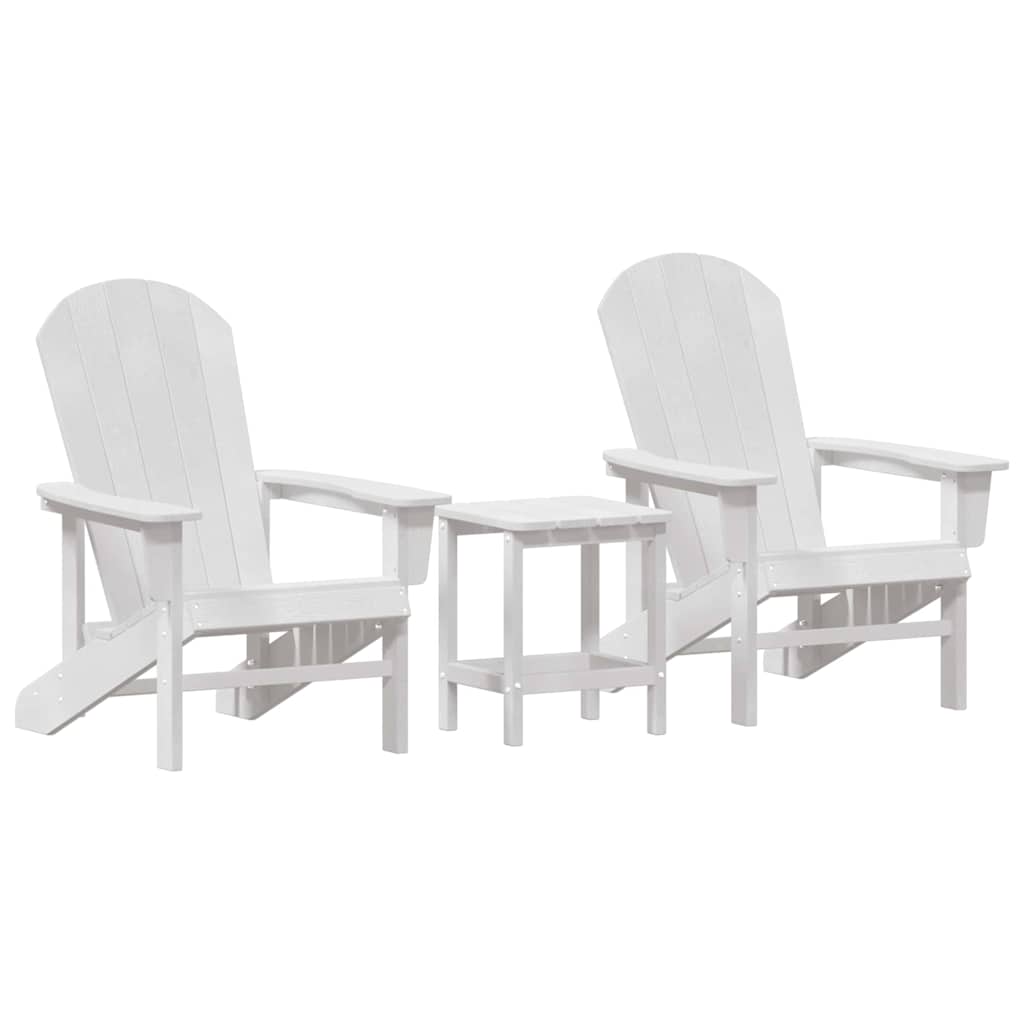 Gartenstuhl 2 pcs Weiß 82 x 74 x 92 cm Polyethylen