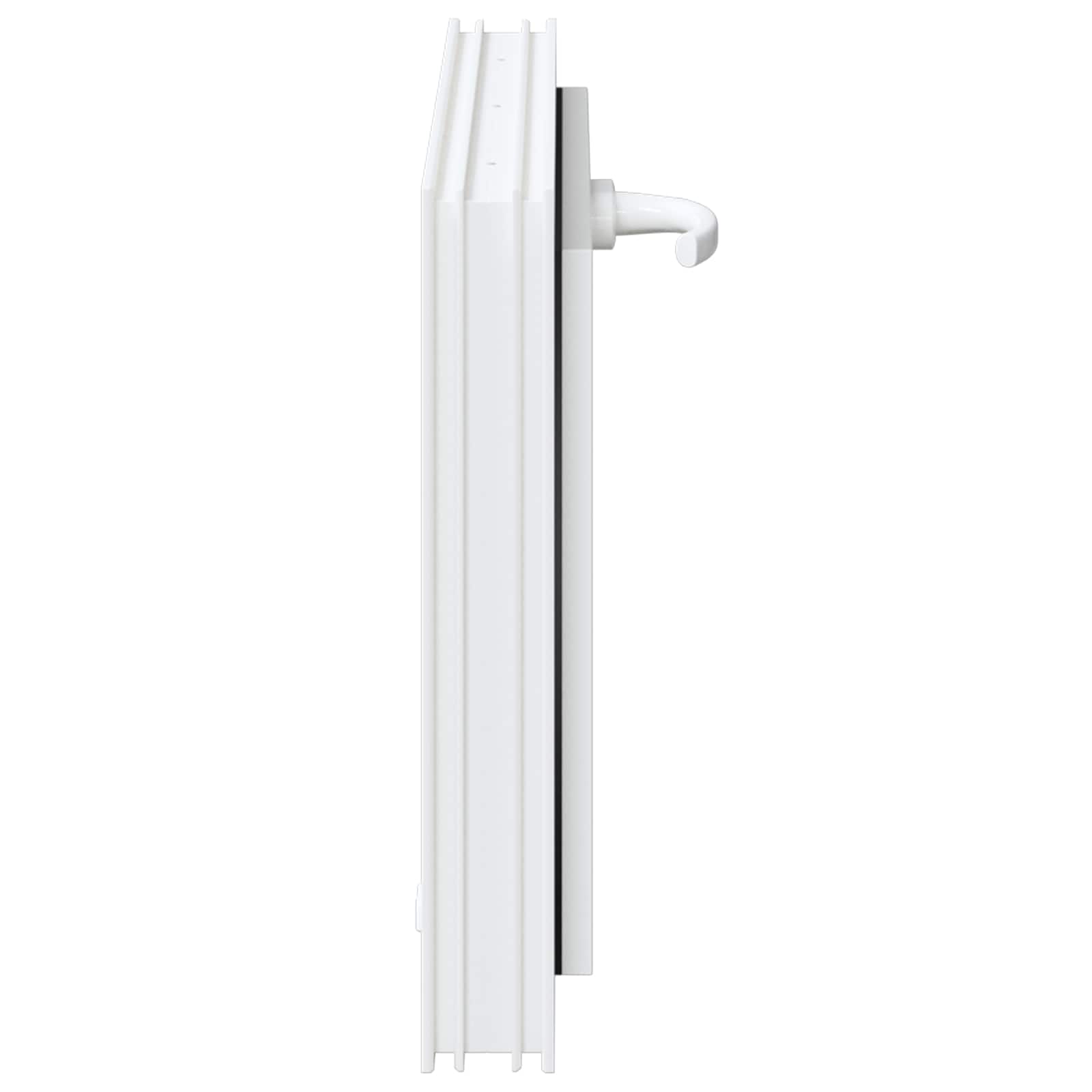 Kellerfenster RISOR 60 x 40 cm PVC und Glas Weiß