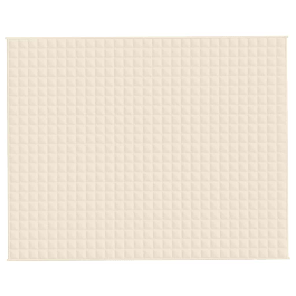 Gewichtsdecke Grau 122x183 cm 5 kg Stoff