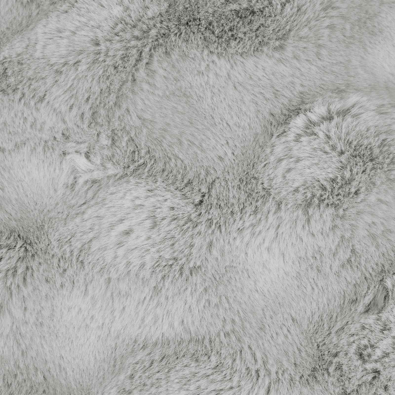 Rutschfeste Decke aus Kunstkaninchenfell Olite Beige Polyester