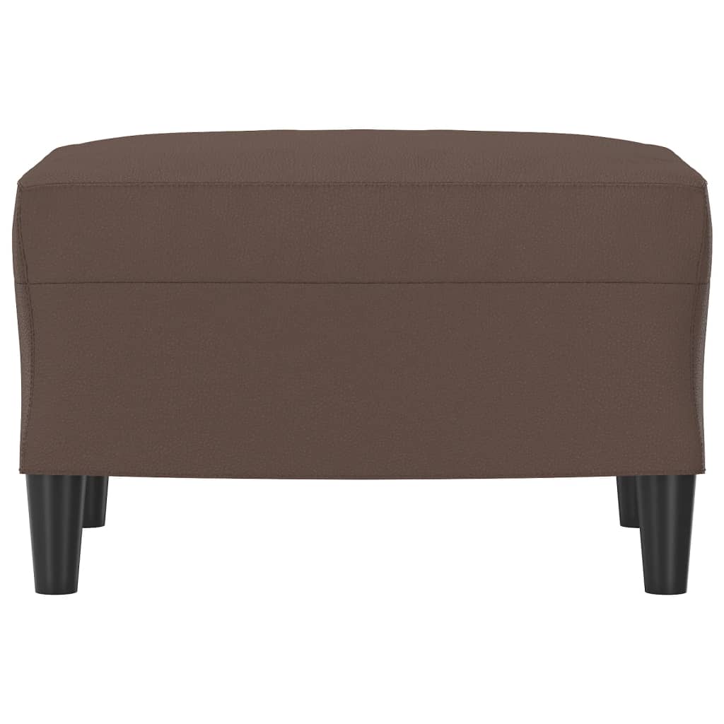 Fußhocker Schwarz 60x50x41 cm Kunstleder
