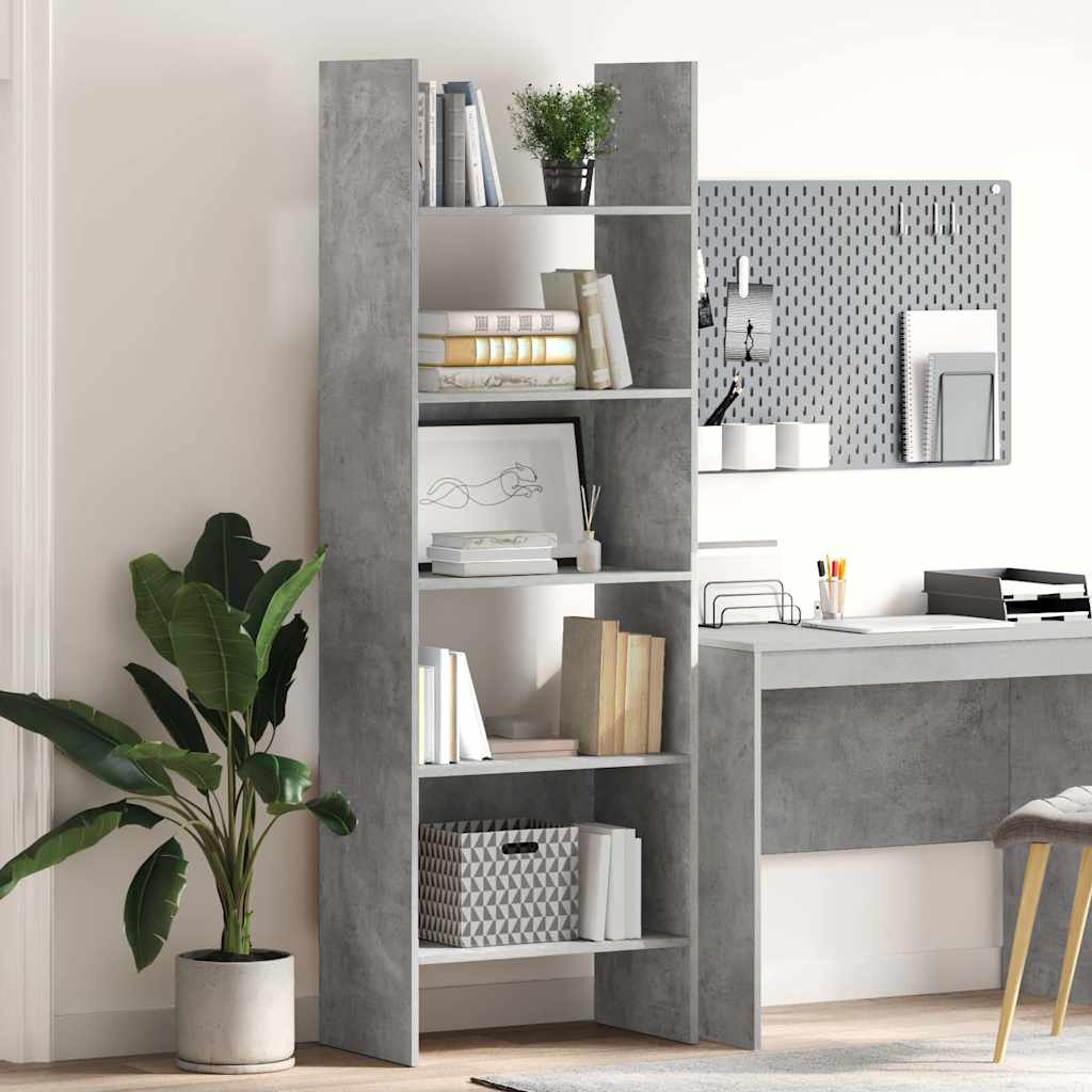 Bücherregal Weiß 60x35x180 cm Holzwerkstoff