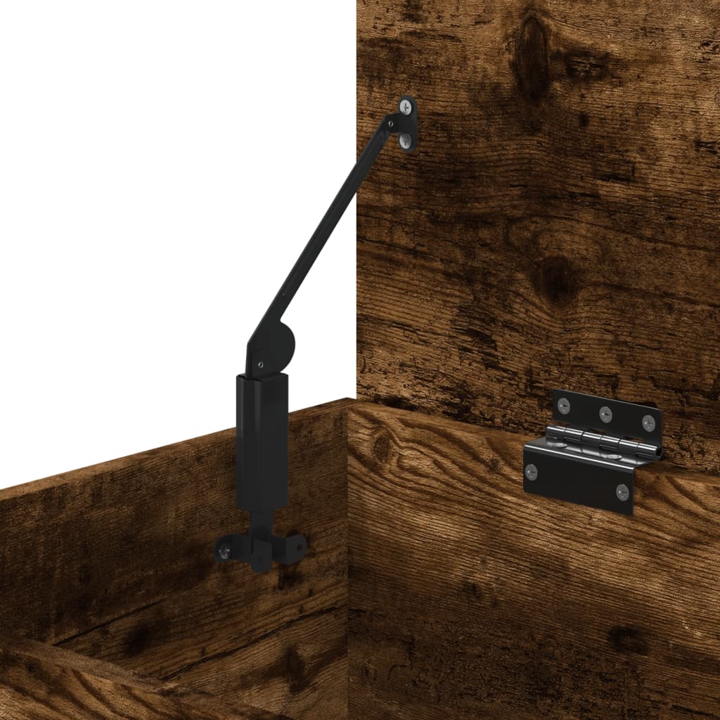 Aufbewahrungstruhe Weiß 84x42x46 cm Holzwerkstoff