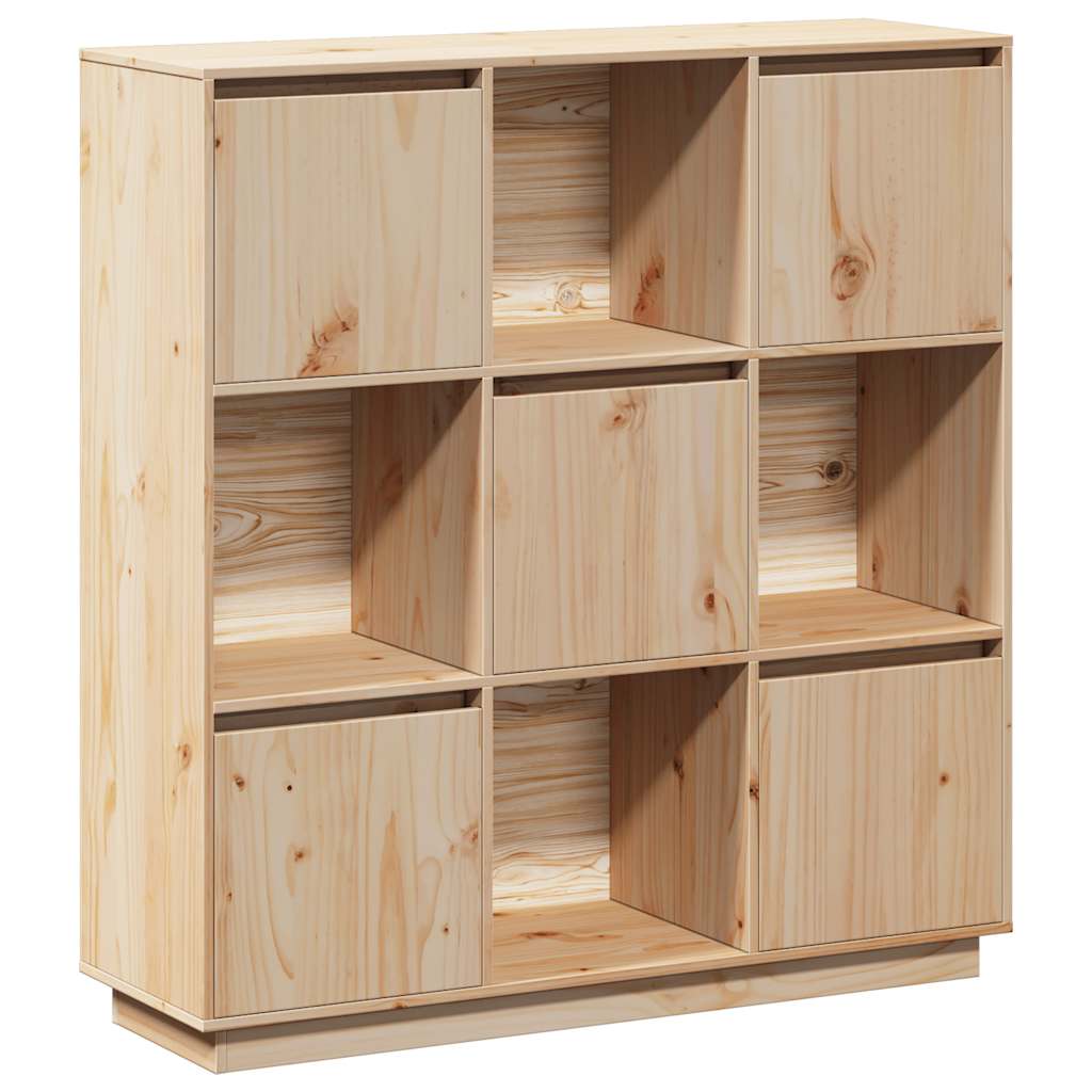 Highboard 110,5x35x117 cm Massivholz Kiefer