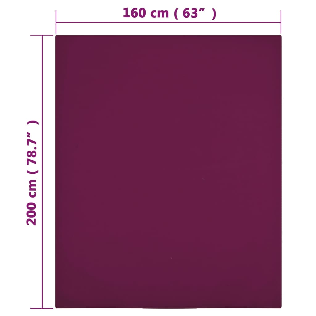 Spannbettlaken Jersey Anthrazit 90x200 cm Baumwolle
