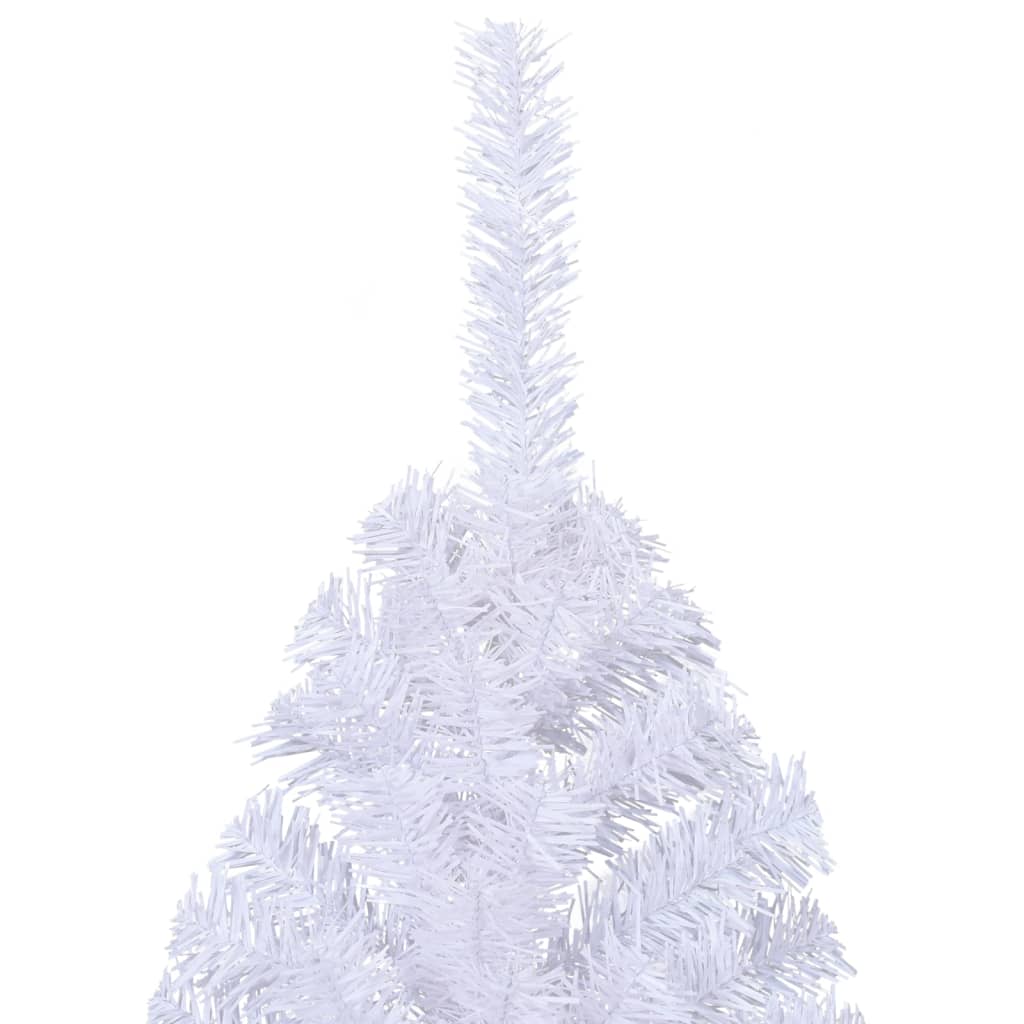 Künstlicher Halb-Weihnachtsbaum mit Ständer Grün 150 cm PVC