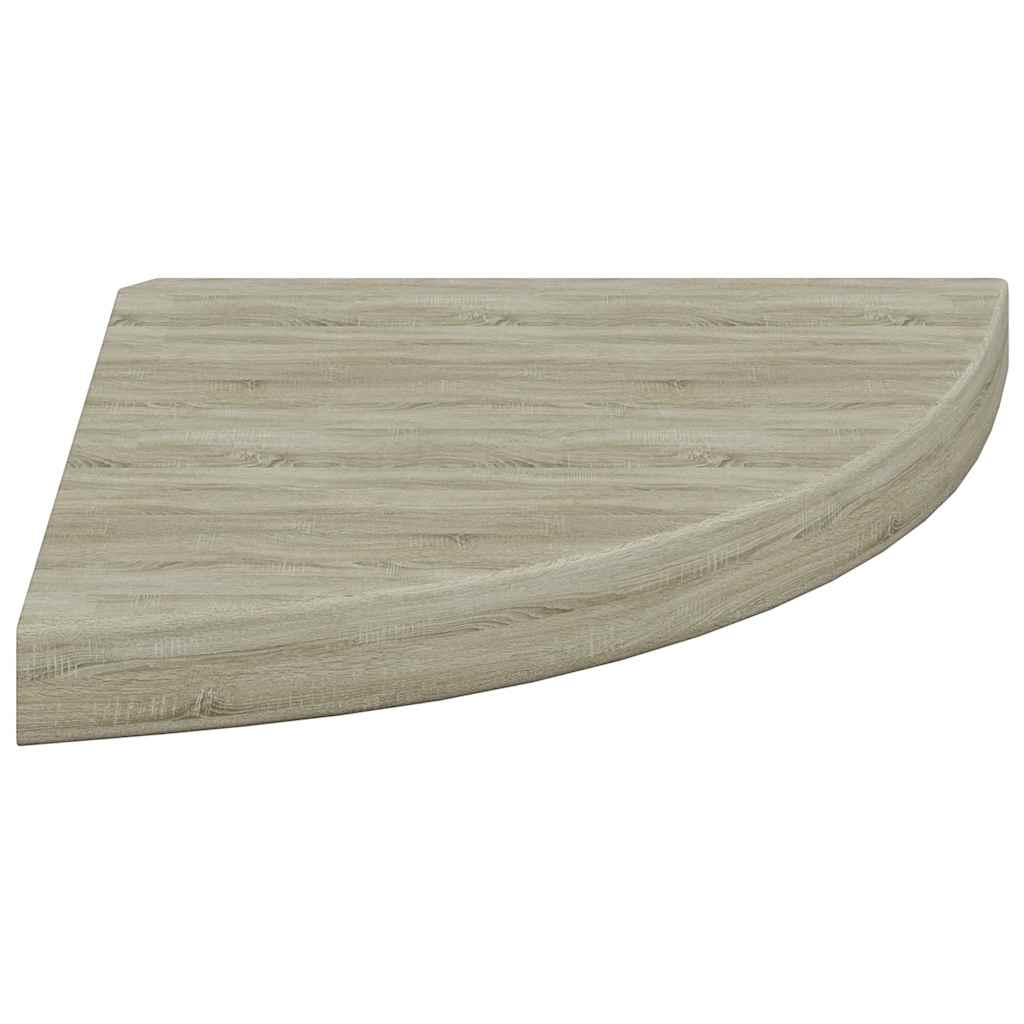 Schwebende Eckregale 2 Stk. Hochglanz-Weiß 25x25x3,8 cm MDF