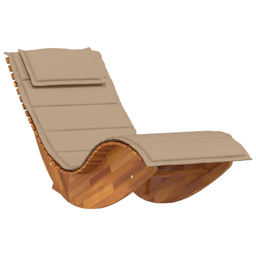Schaukelstühle Sonnenliegen 2 Stk. Akazienholz